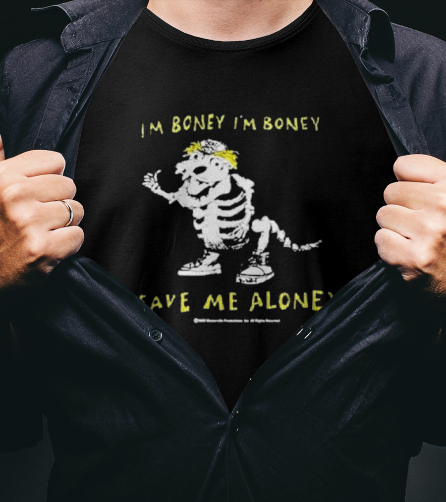 I'm Boney I'm Boney Leave Me Aloney Nickelodeon Productions Rugrats Character T-Shirt