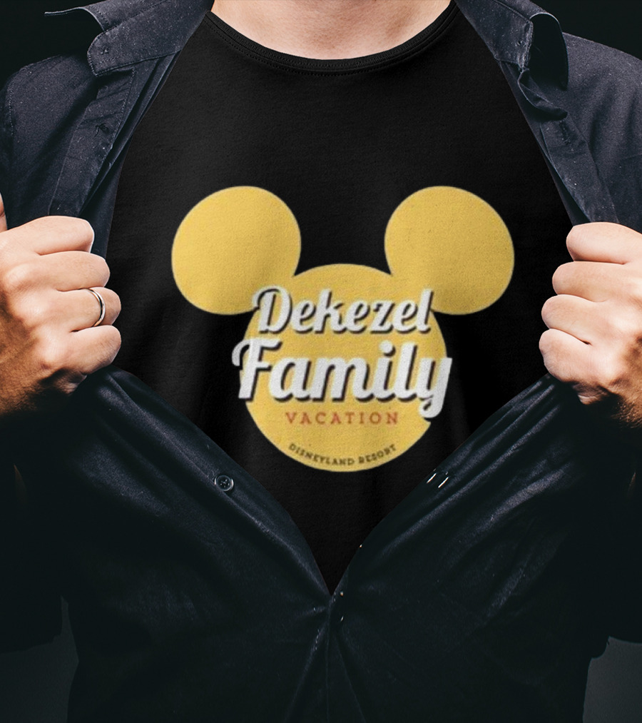 Dekezel Family Disneyland Resort Vacation Mickey Mouse T-Shirt