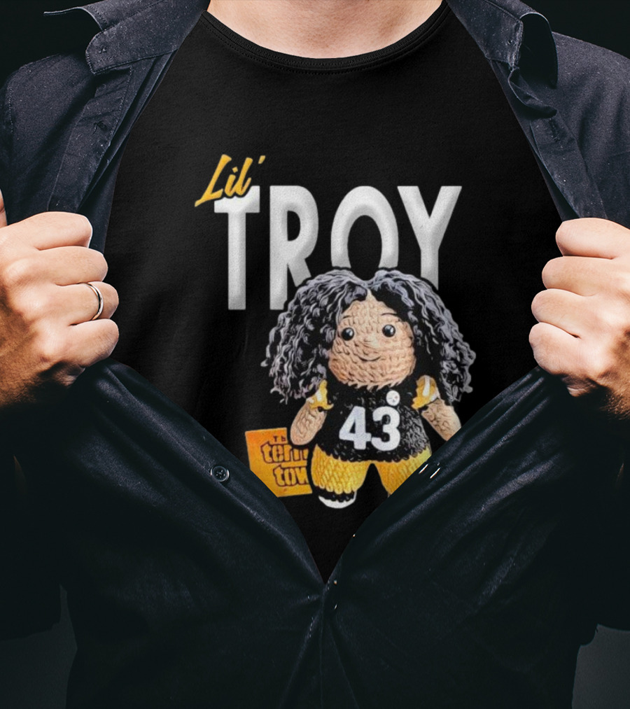 Lil’ Troy 43 Pittsburgh Steelers Terrible Towel T-Shirt