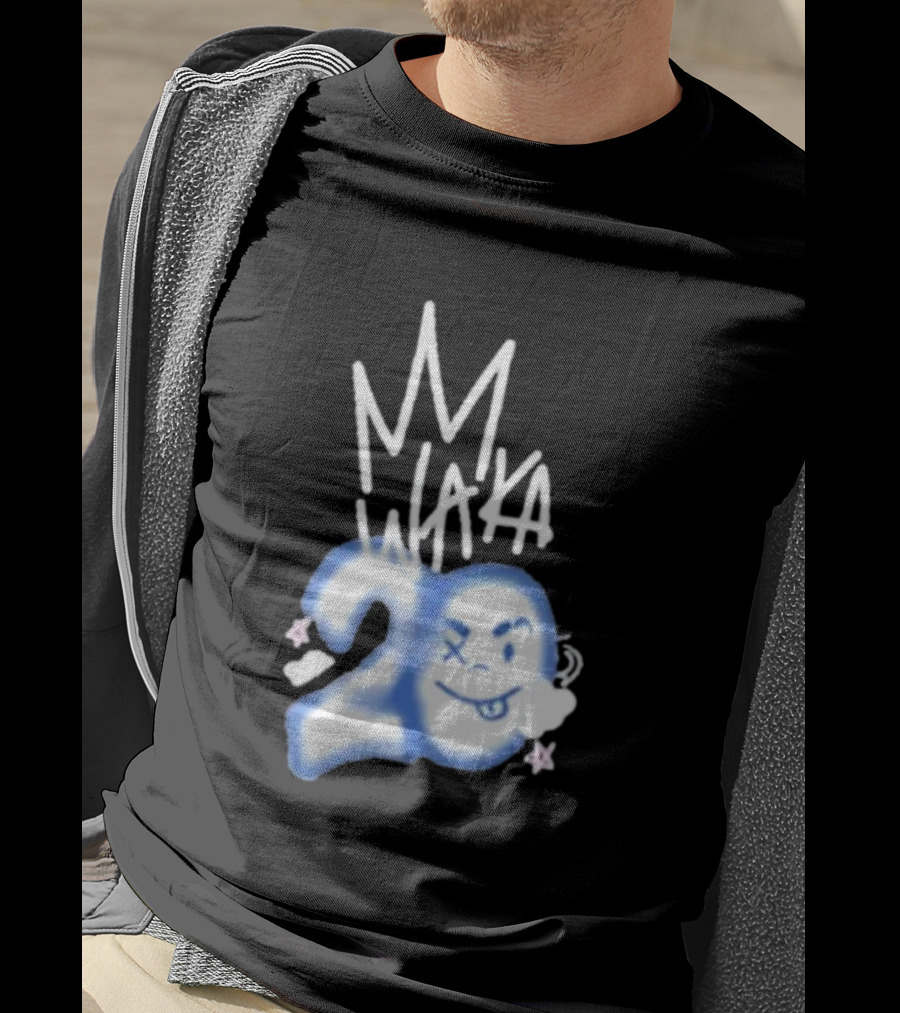 Waka Crew Waka 20 Birthday Bundle MM Style Cloud Star Emoji T-Shirt