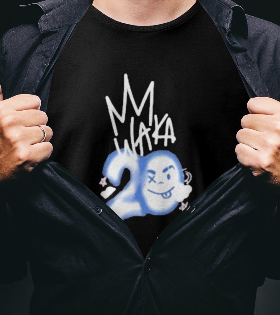 Waka Crew Waka 20 Birthday Bundle MM Style Cloud Star Emoji T-Shirt