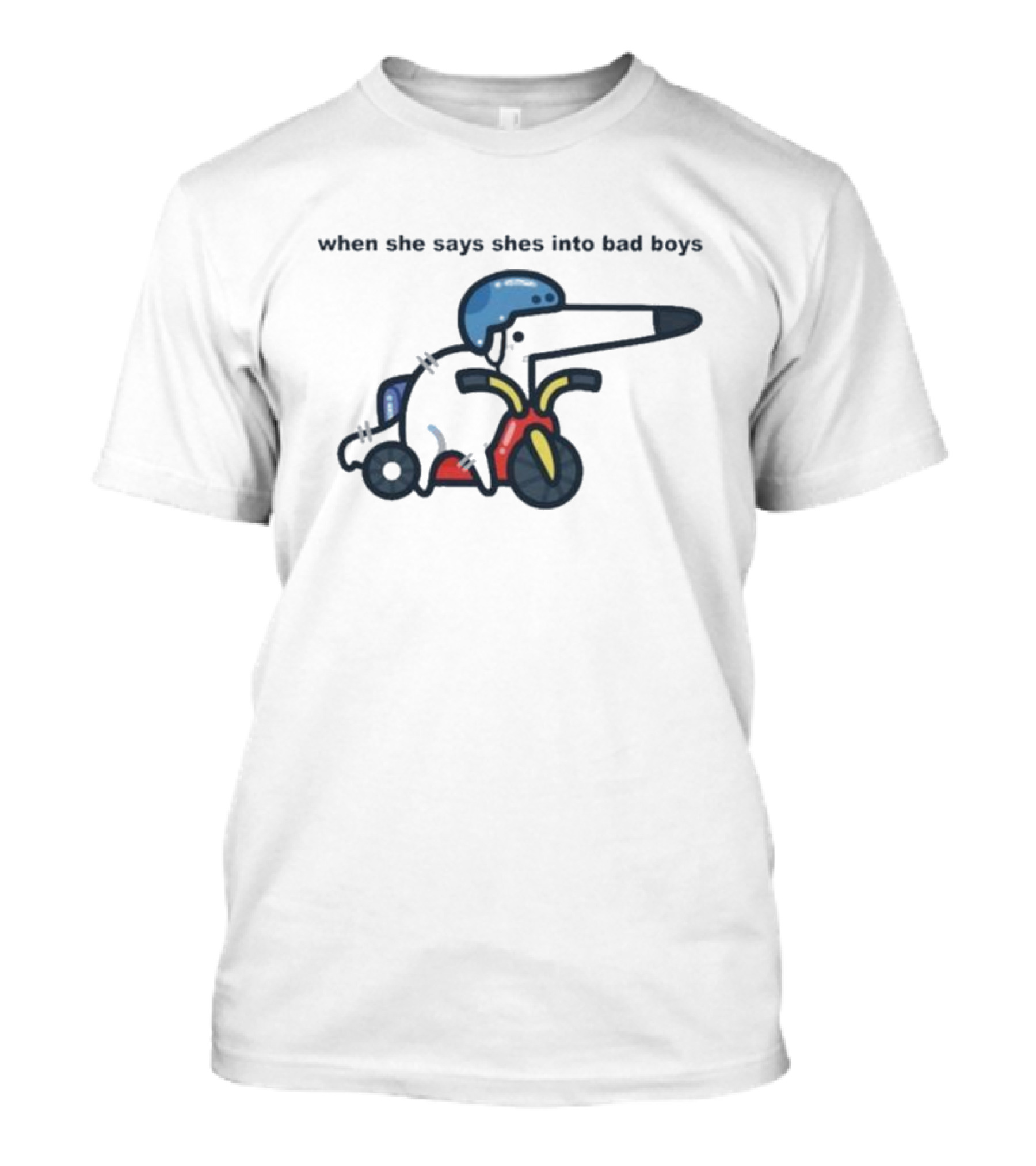 When She Says She’s Into Bad Boys Dog Riding Scooter T-Shirt