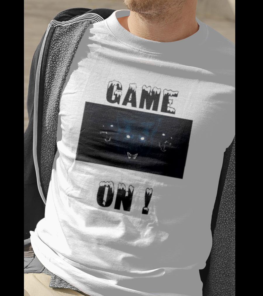 Wolvesden Game On Fierce Trio Wolf Face T-Shirt