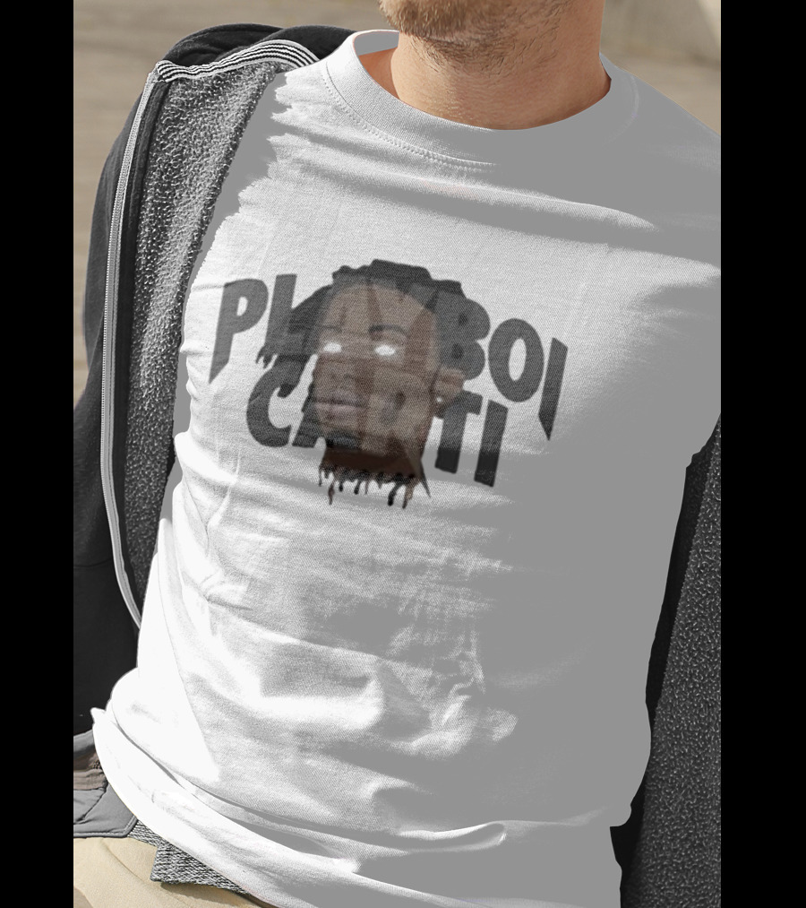 Playboi Carti Glow Eyes Portrait Dark T-Shirt