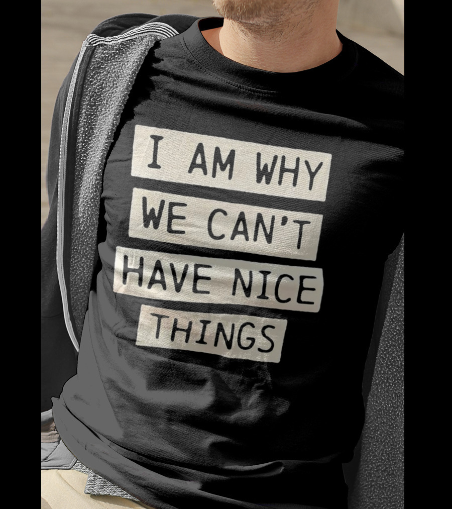I Am Why We Can’t Have Nice Things Taylor Swift Inspired Phrase T-Shirt