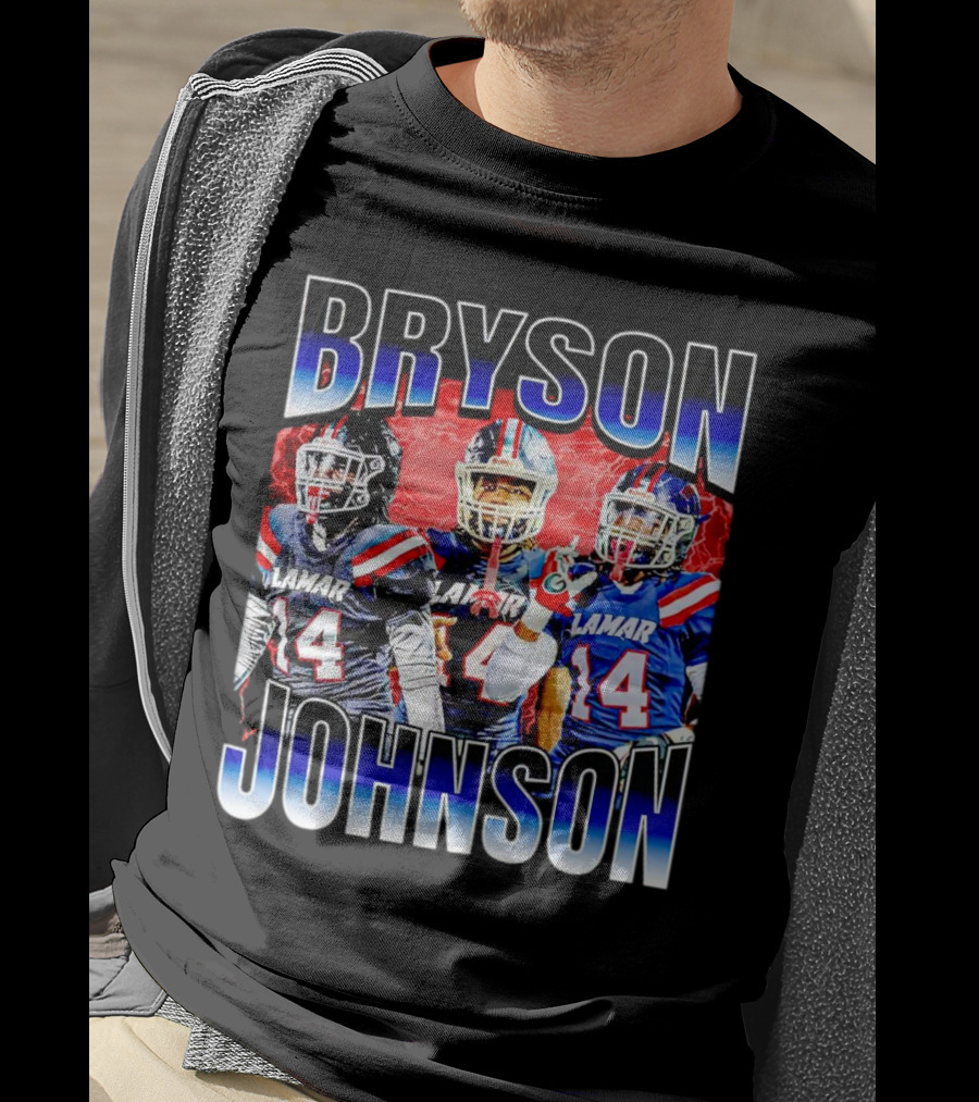 Bryson Johnson Lamar 44 Football Vintage T-Shirt