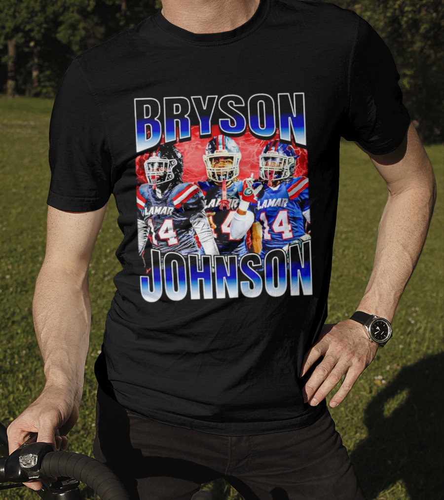 Bryson Johnson Lamar 44 Football Vintage T-Shirt