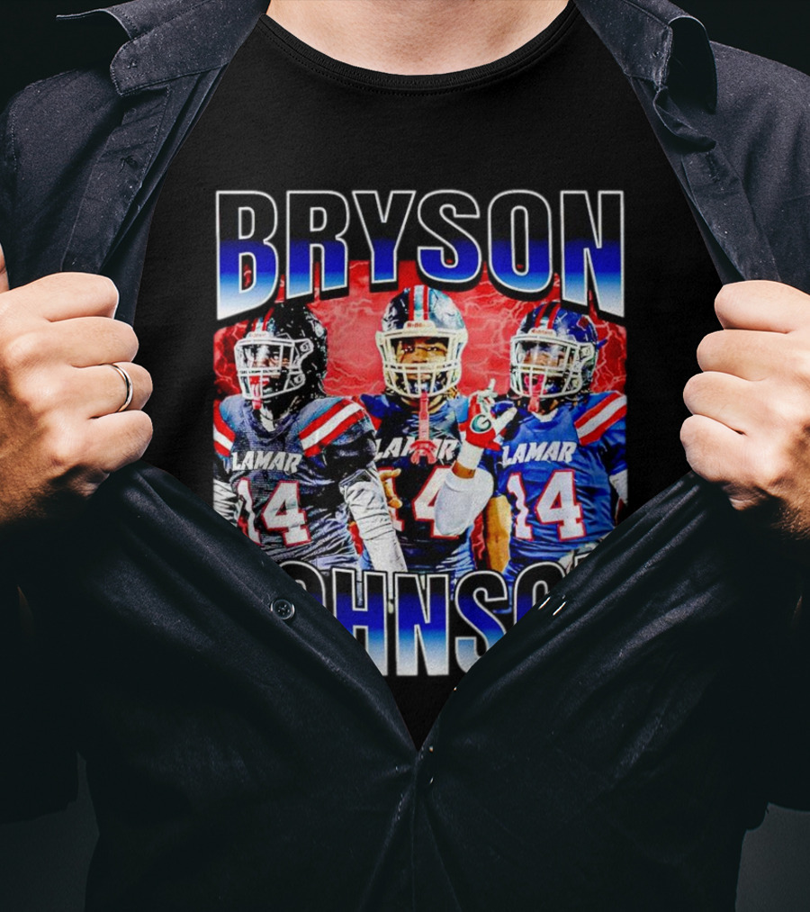 Bryson Johnson Lamar 44 Football Vintage T-Shirt
