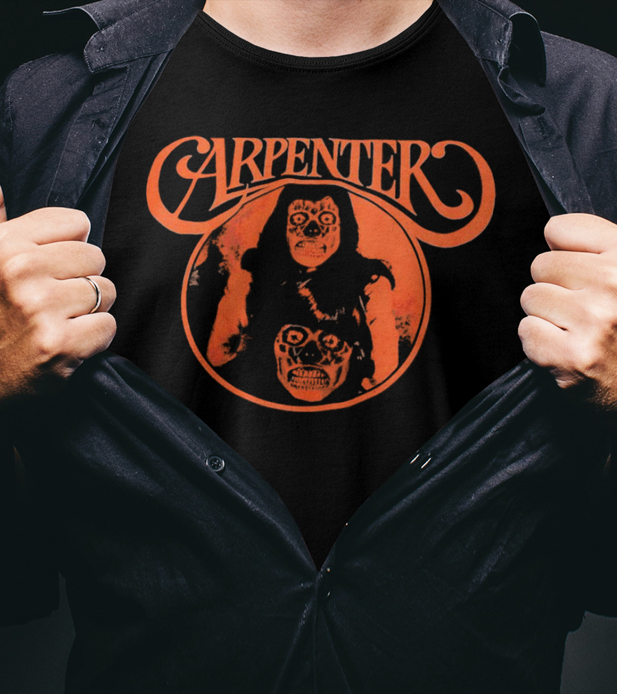 Carpenter Horror They Live Inspired Masked Figures T-Shirt