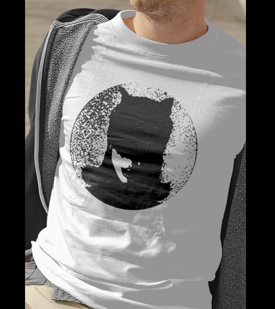 Batwoman The Boy Is Mine Dark Silhouette Circle T-Shirt