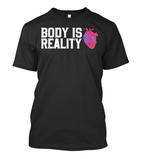 Body Is Reality Crimes Of The Future Heart T-Shirt