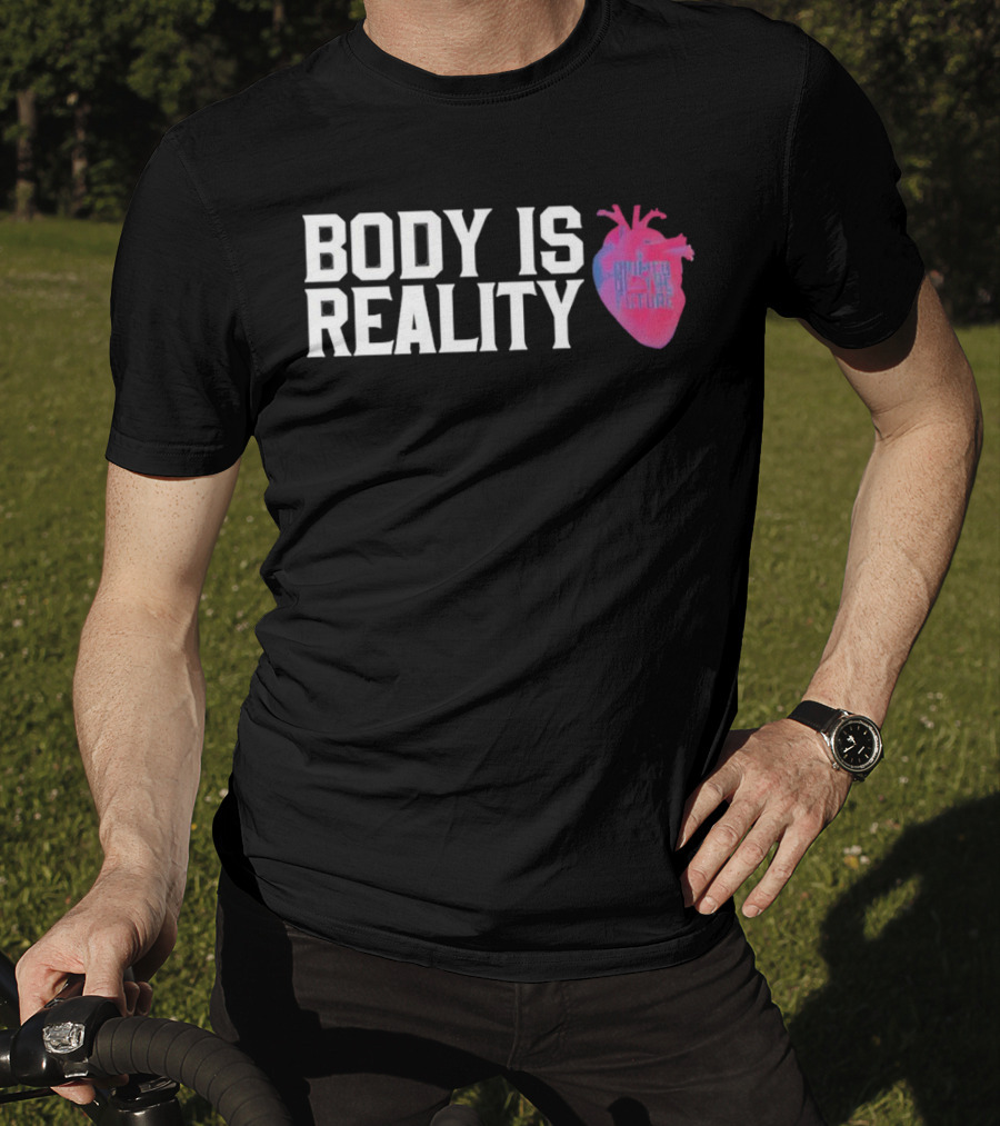 Body Is Reality Crimes Of The Future Heart T-Shirt