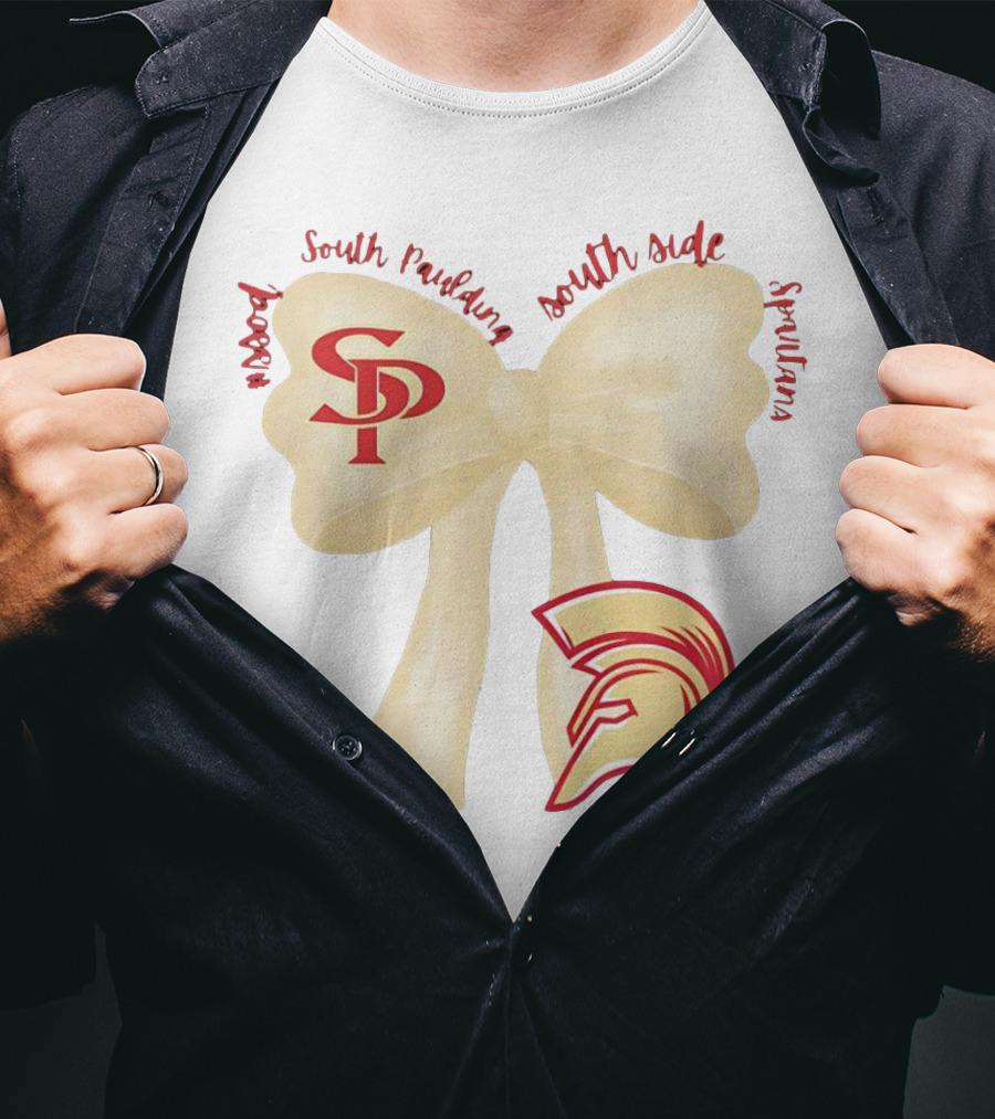 SP Bowtie South Paulding South Side Spartans T-Shirt