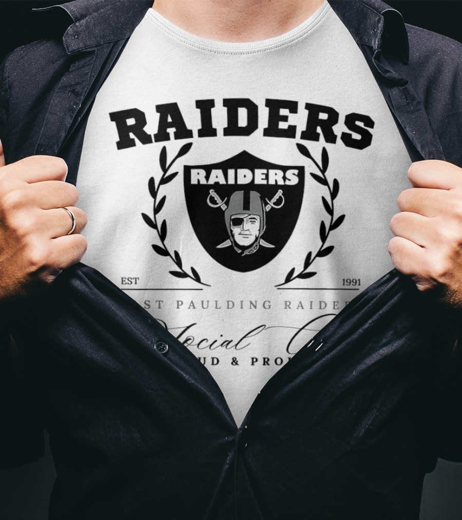 East Paulding Raiders Social Club Est 1991 Loud And Proud T-Shirt