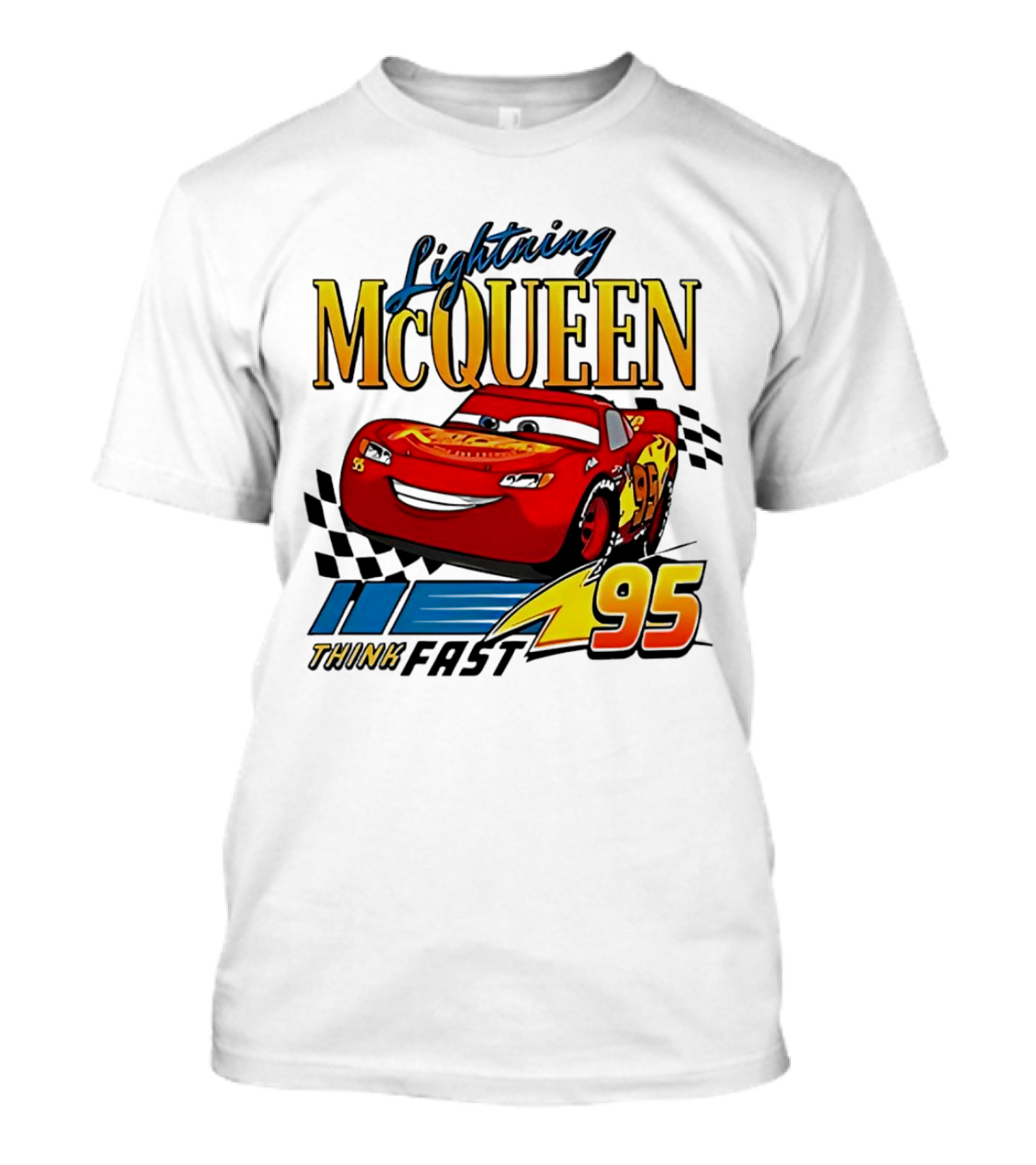 Lightning McQueen 95 Think Fast Racing Adventure T-Shirt