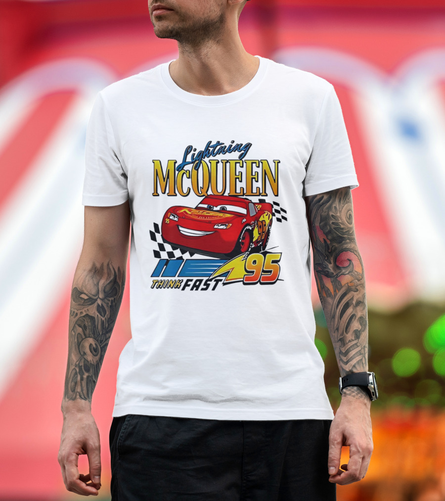 Lightning McQueen 95 Think Fast Racing Adventure T-Shirt