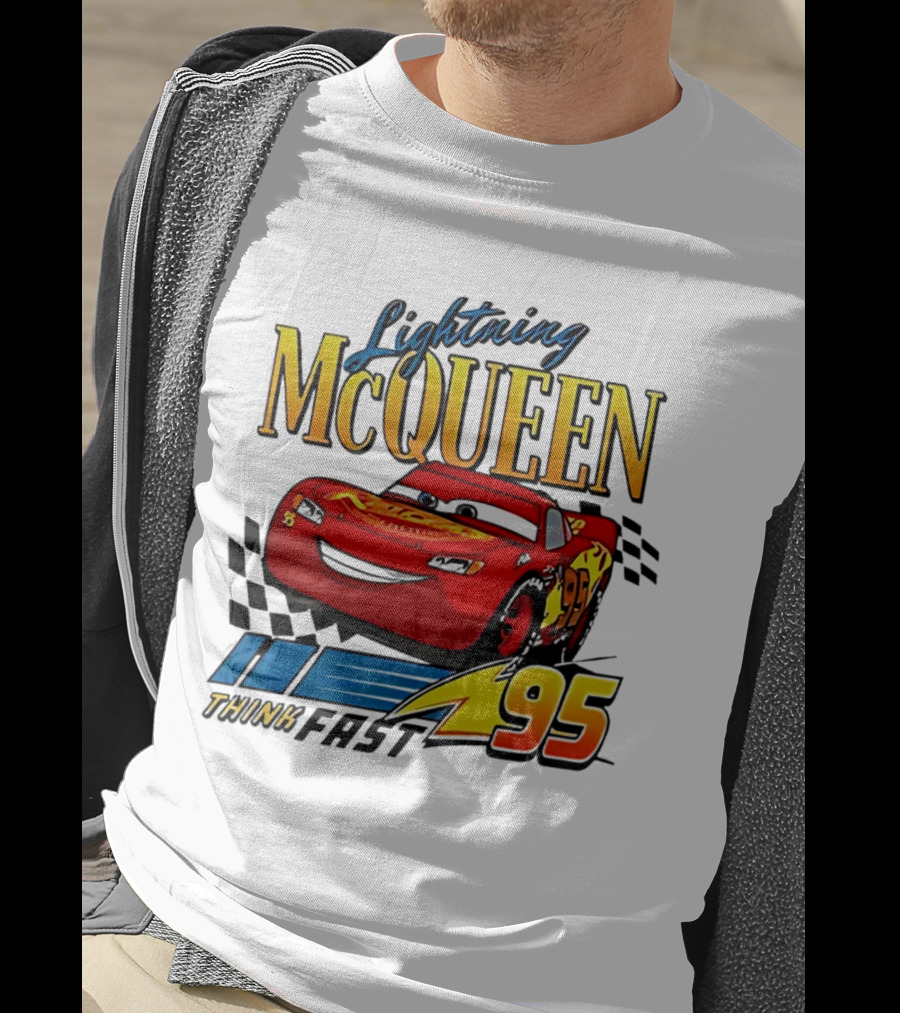Lightning McQueen 95 Think Fast Racing Adventure T-Shirt