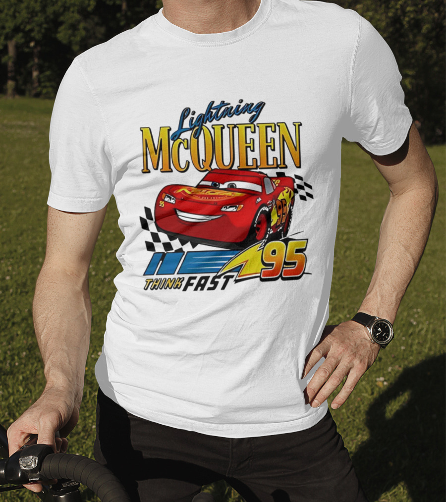 Lightning McQueen 95 Think Fast Racing Adventure T-Shirt