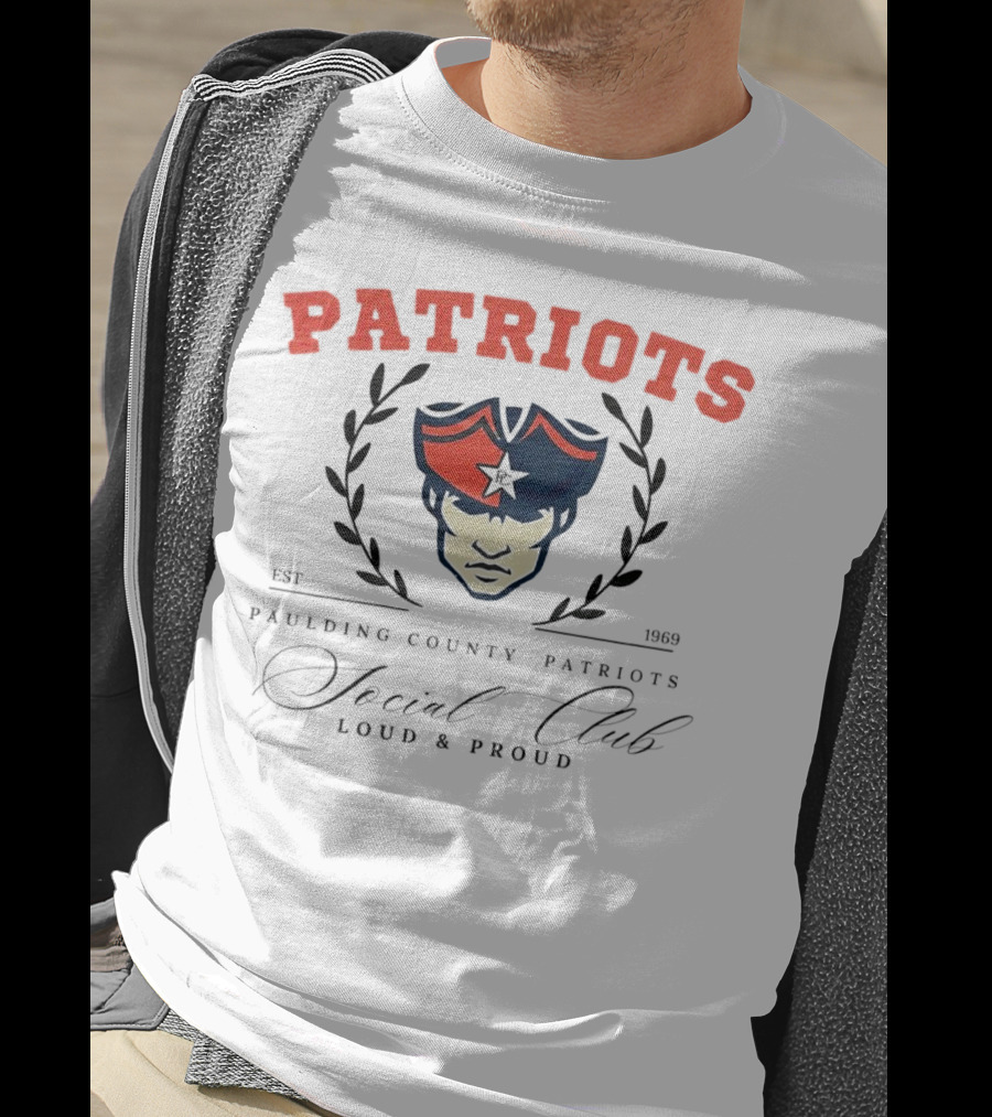 Patriots Paulding County Social Club Loud And Proud Est 1969 T-Shirt