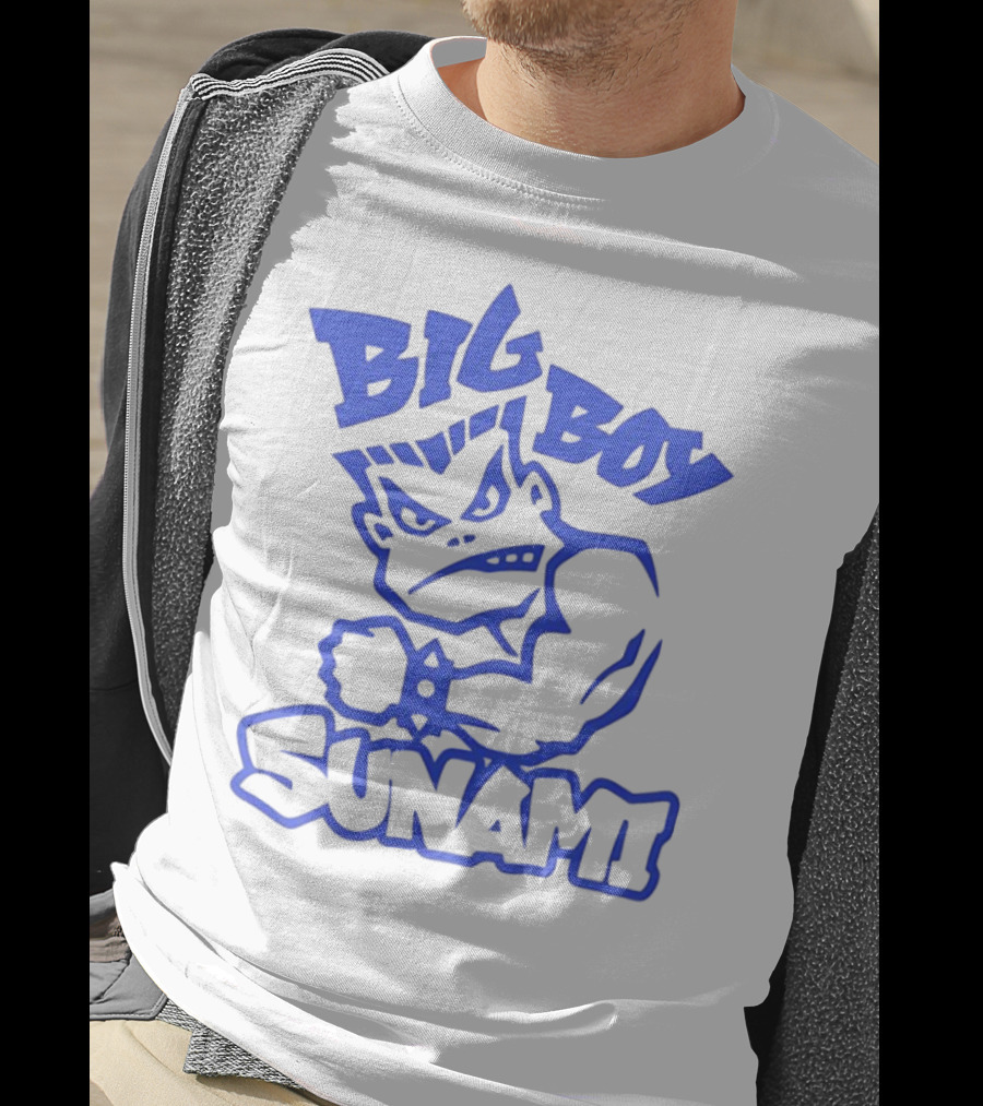 Big Boy Sunami Punching Character T-Shirt