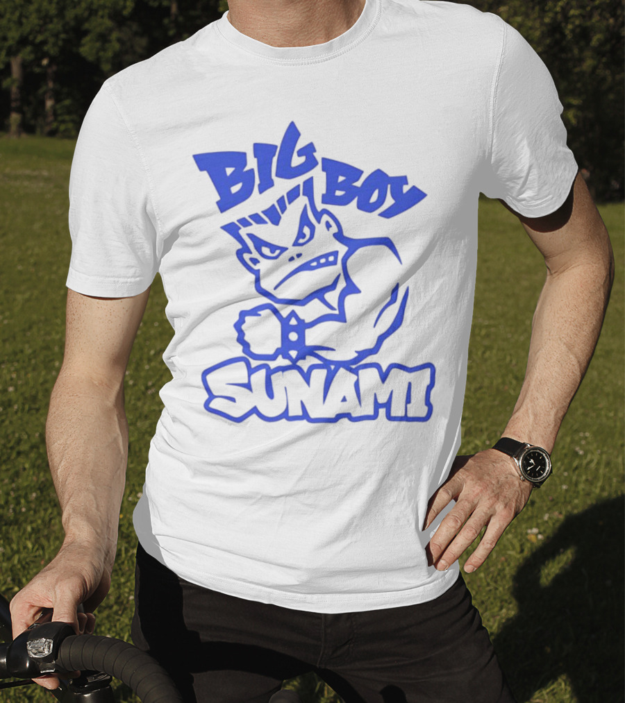 Big Boy Sunami Punching Character T-Shirt