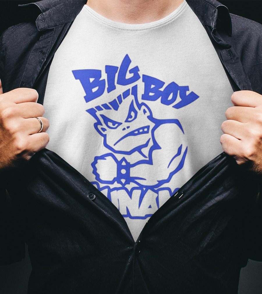 Big Boy Sunami Punching Character T-Shirt