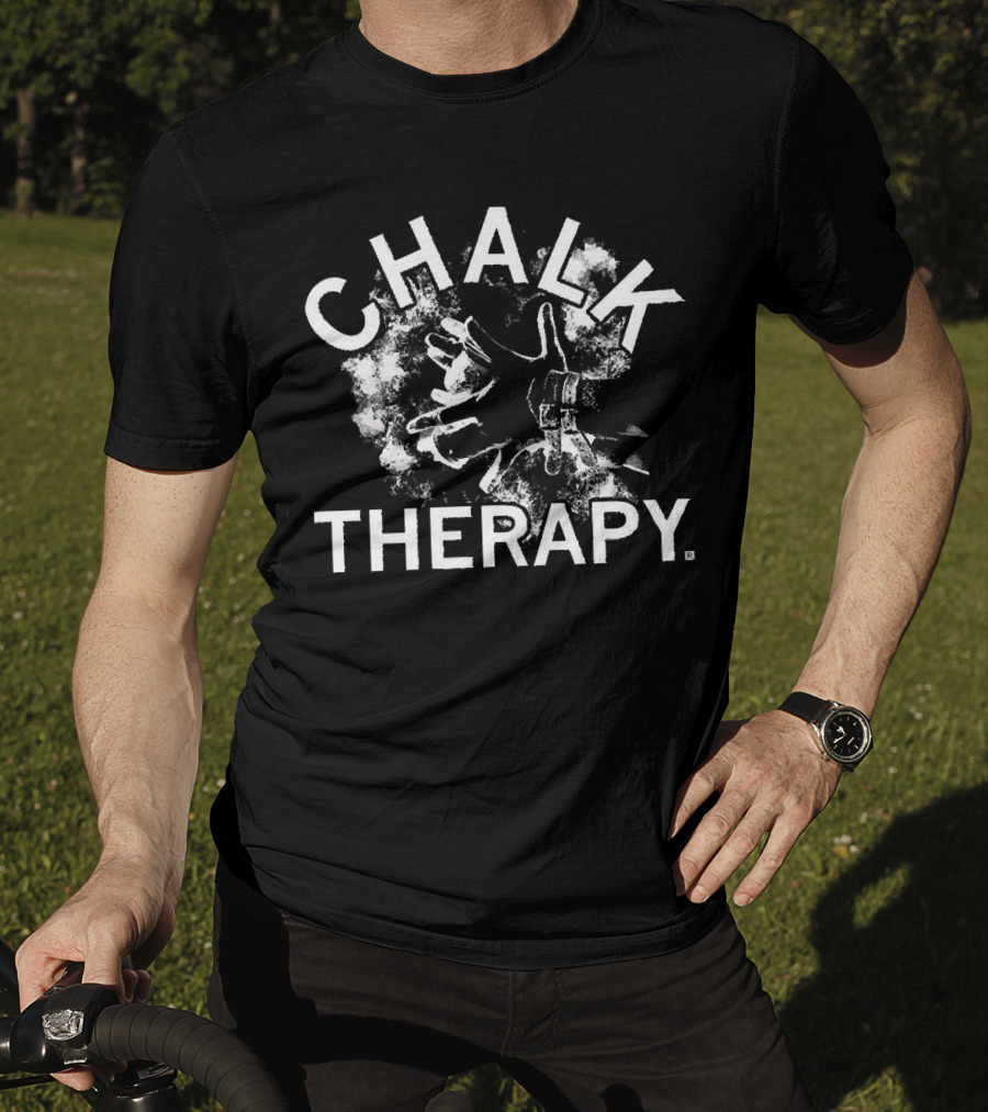 Chalk Therapy Hands Covered In Chalk Dust T-Shirt
