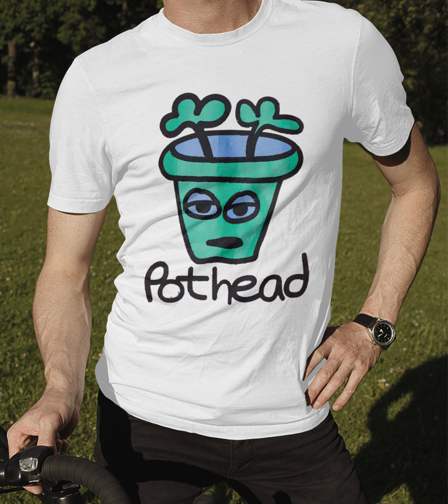 For The Homies Pothead Plant Cartoon T-Shirt