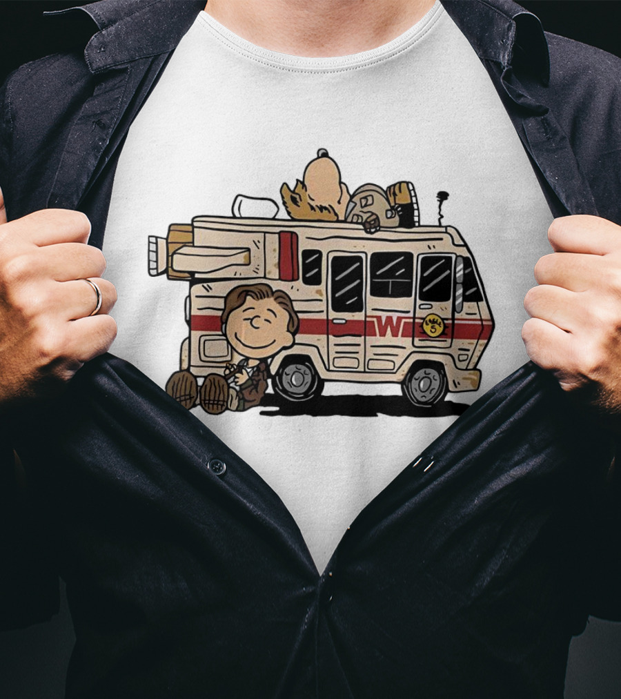 Spaceballs Lone Starr Barf And Eagle 5 In Peanuts T-Shirt