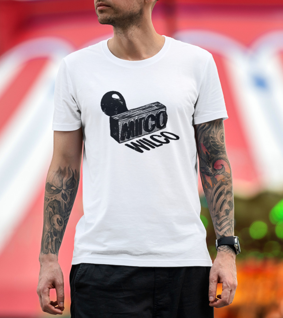 Wilco Band Logo Stamp Block T-Shirt