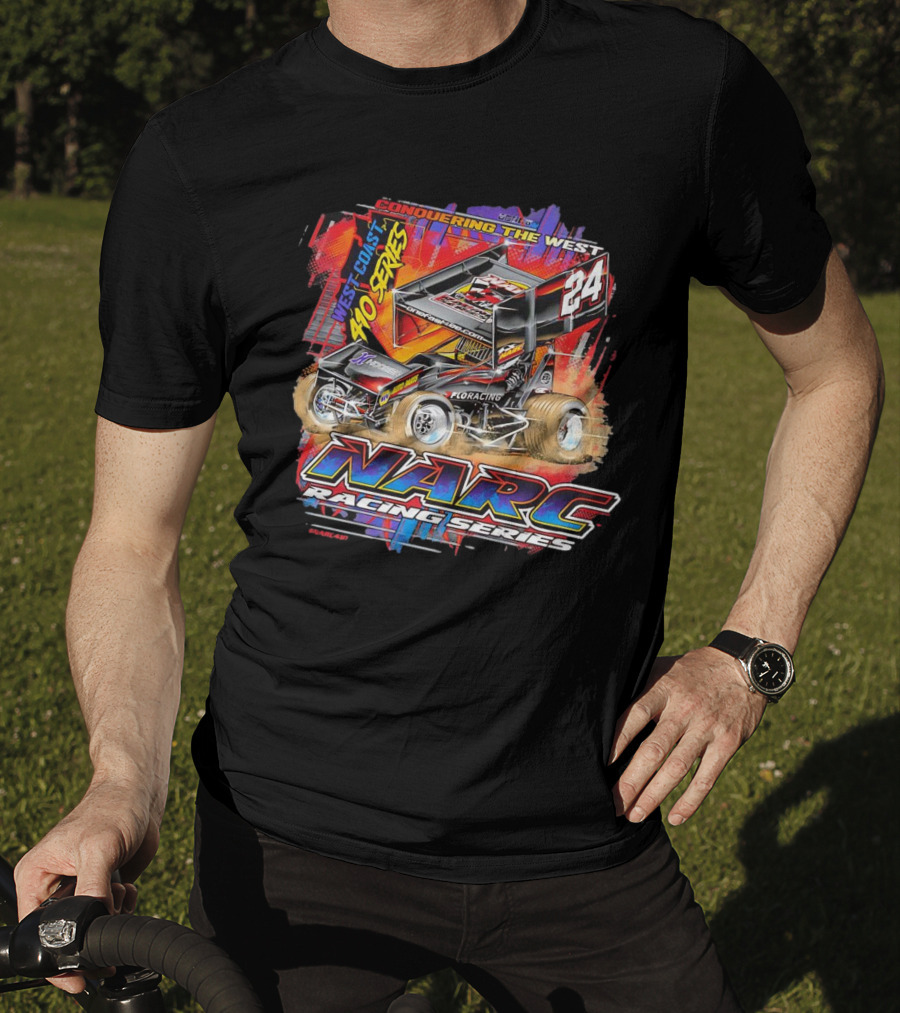 Conquering The West Coast 410 Series NARC Racing Series 24 T-Shirt