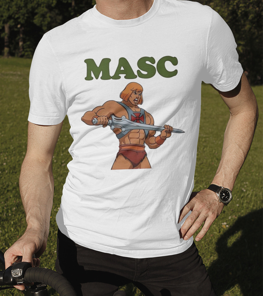MASC He-Man Comic Character T-Shirt