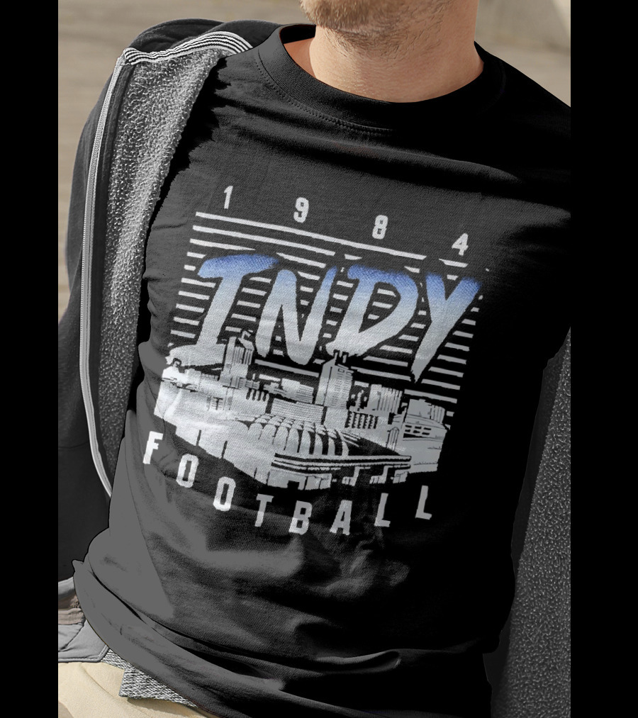 1984 Indy Football Skyline T-Shirt