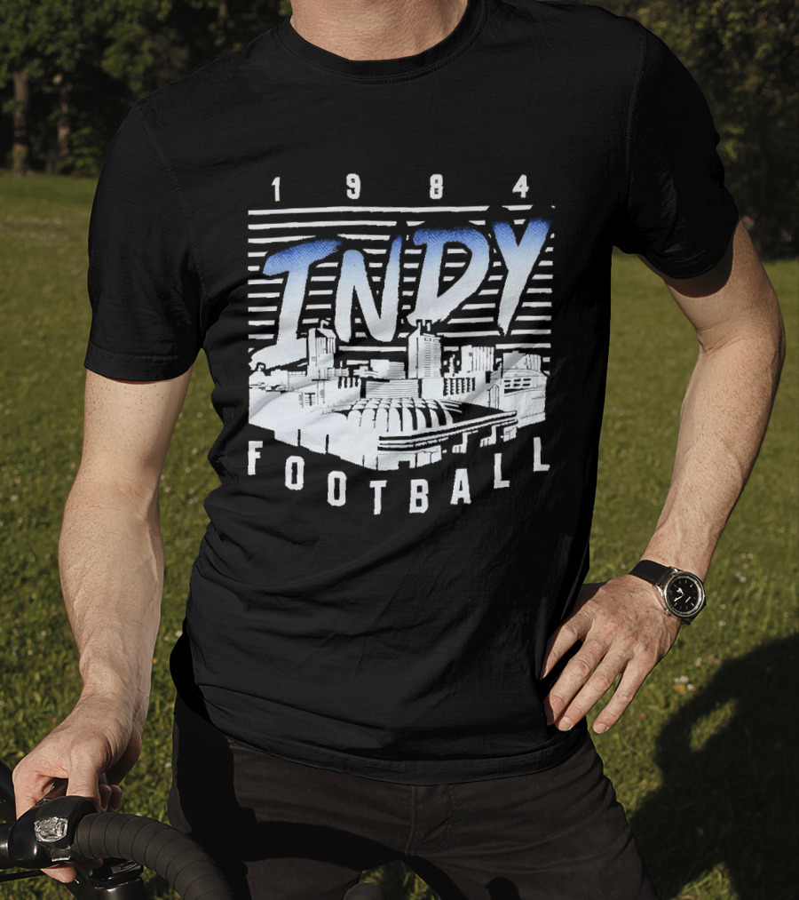 1984 Indy Football Skyline T-Shirt