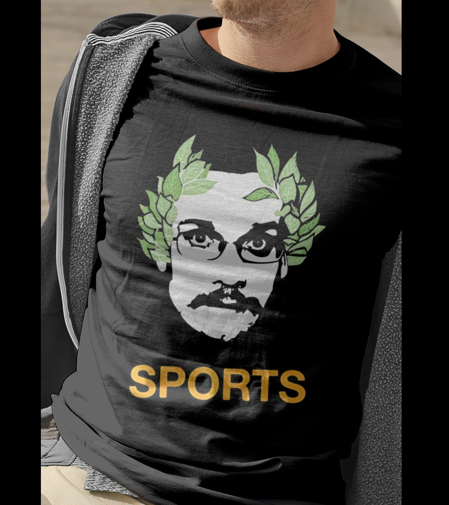 Olympic John Laurel Wreath Face Sports T-Shirt