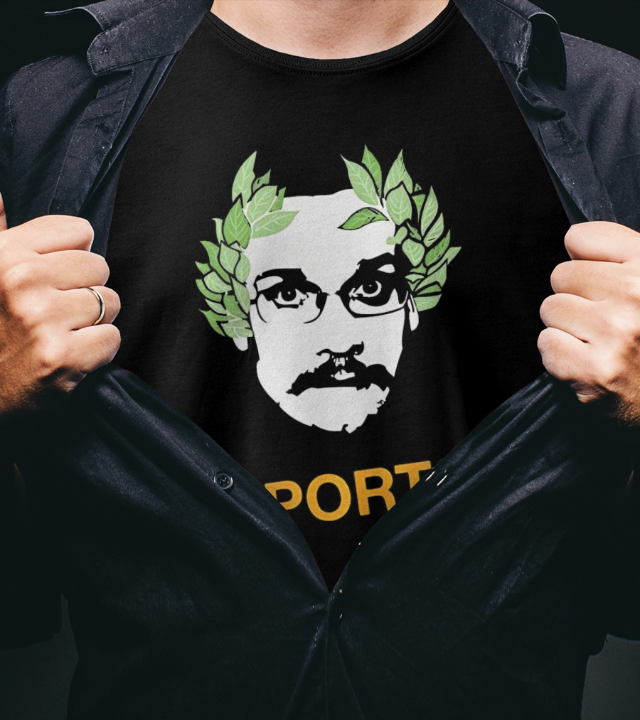 Olympic John Laurel Wreath Face Sports T-Shirt