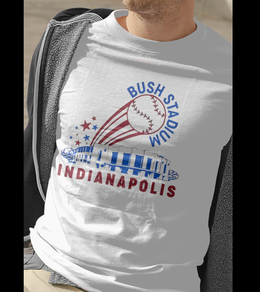 Bush Stadium Indianapolis Baseball T-Shirt