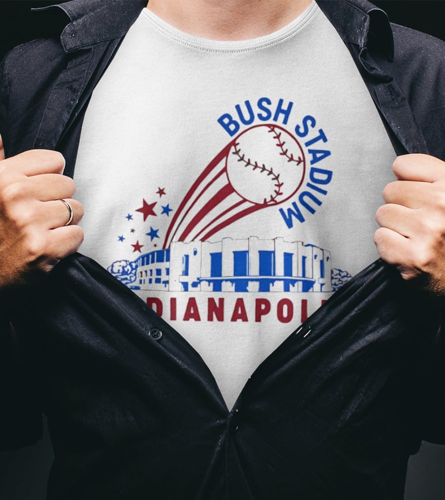 Bush Stadium Indianapolis Baseball T-Shirt