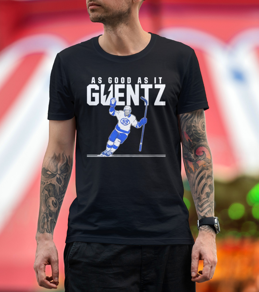 As Good As It Guentz 59 Tampa Bay Lightning Jake Guentzel Hockey Player T-Shirt