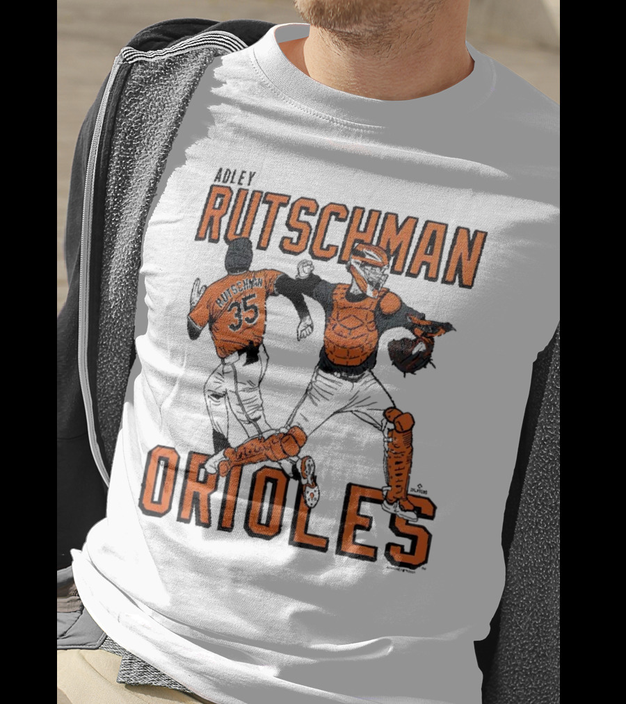 Adley Rutschman Baltimore Orioles #35 MLB Catcher T-Shirt