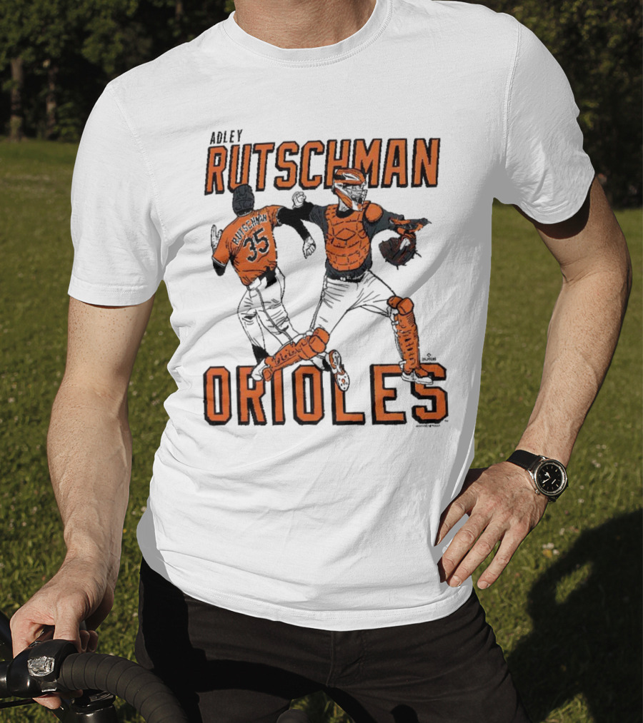 Adley Rutschman Baltimore Orioles #35 MLB Catcher T-Shirt