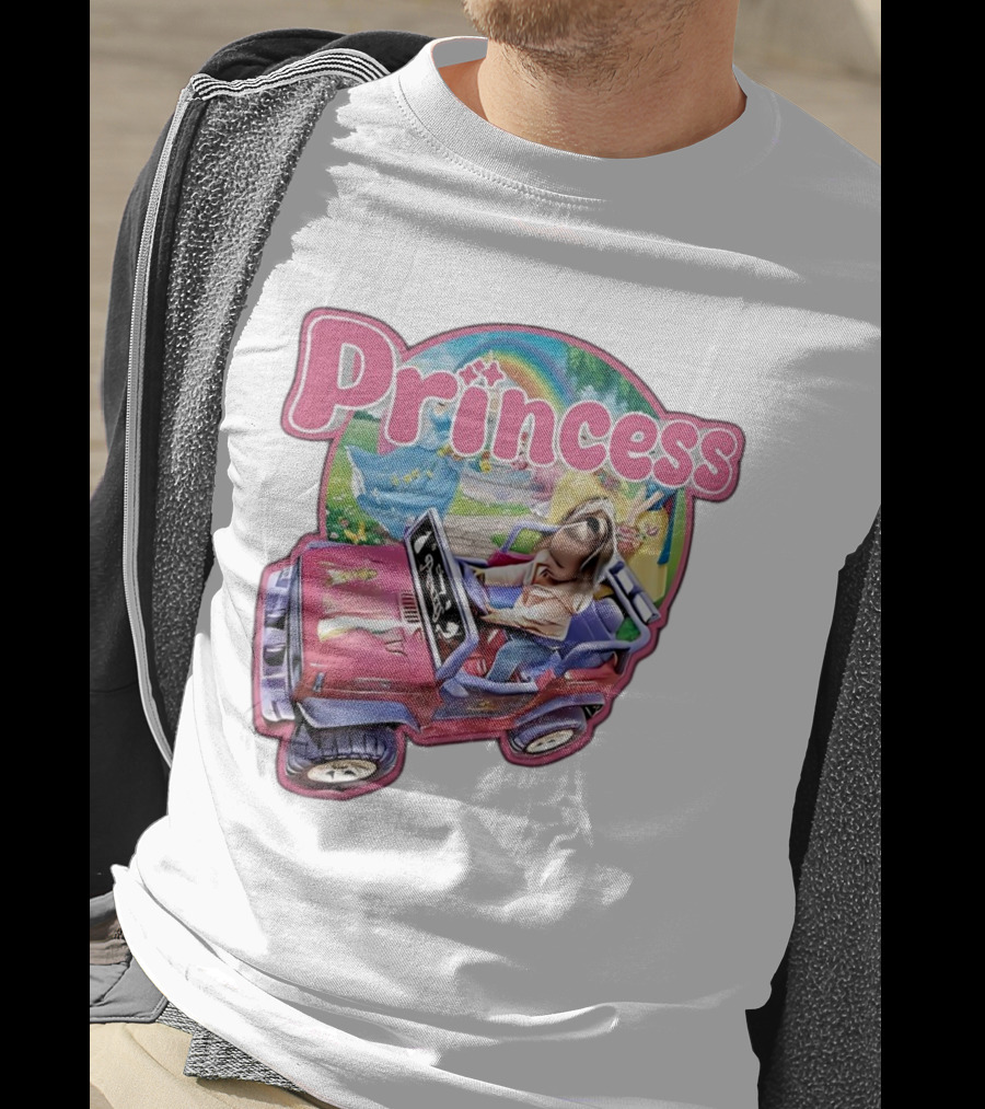 Princess Rainbow Fantasy Adventure Kids Jeep T-Shirt
