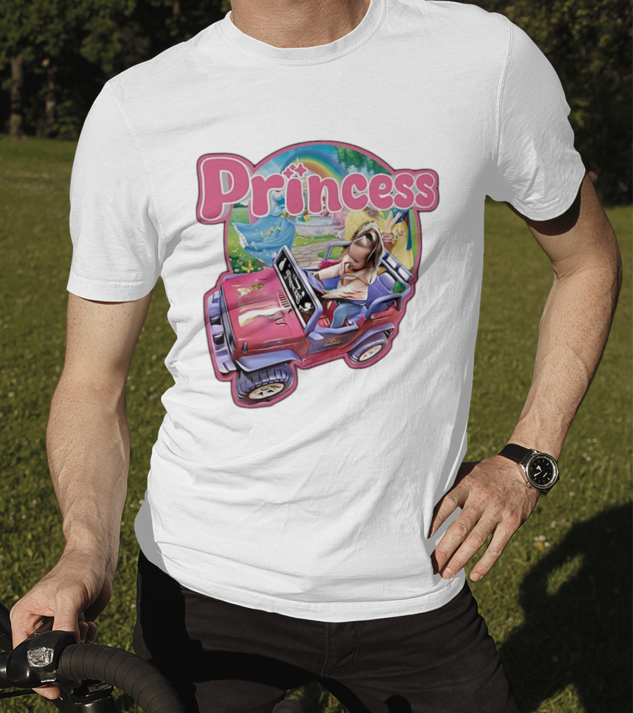 Princess Rainbow Fantasy Adventure Kids Jeep T-Shirt