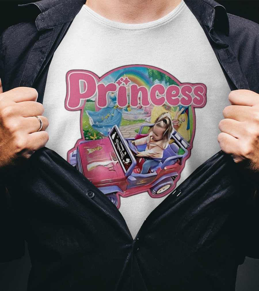 Princess Rainbow Fantasy Adventure Kids Jeep T-Shirt