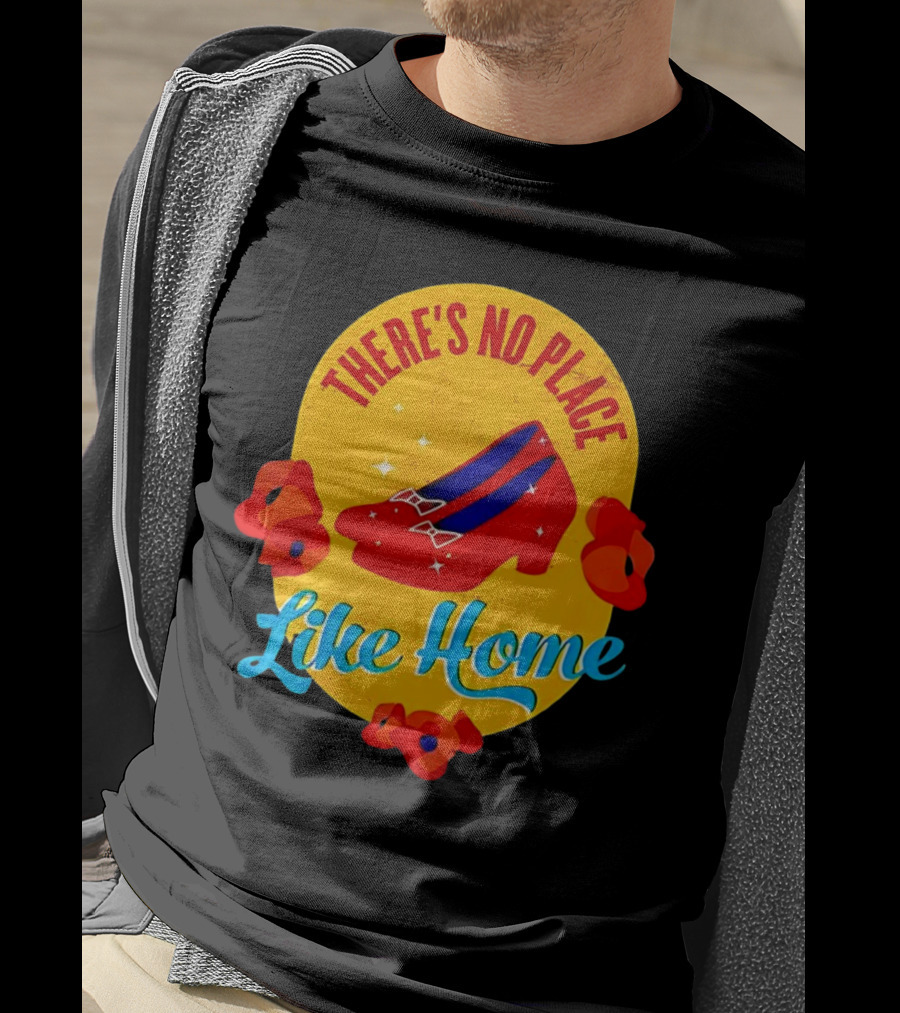 There's No Place Like Home Red Shoes Vintage T-Shirt