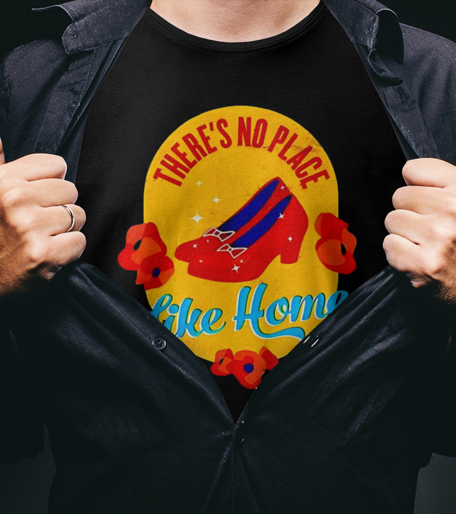 There's No Place Like Home Red Shoes Vintage T-Shirt