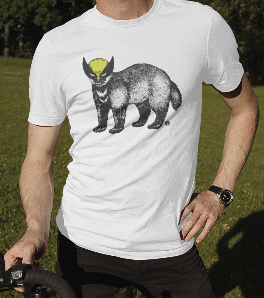 This Is Textbook Wolverine With Yellow Mask On Animal T-Shirt