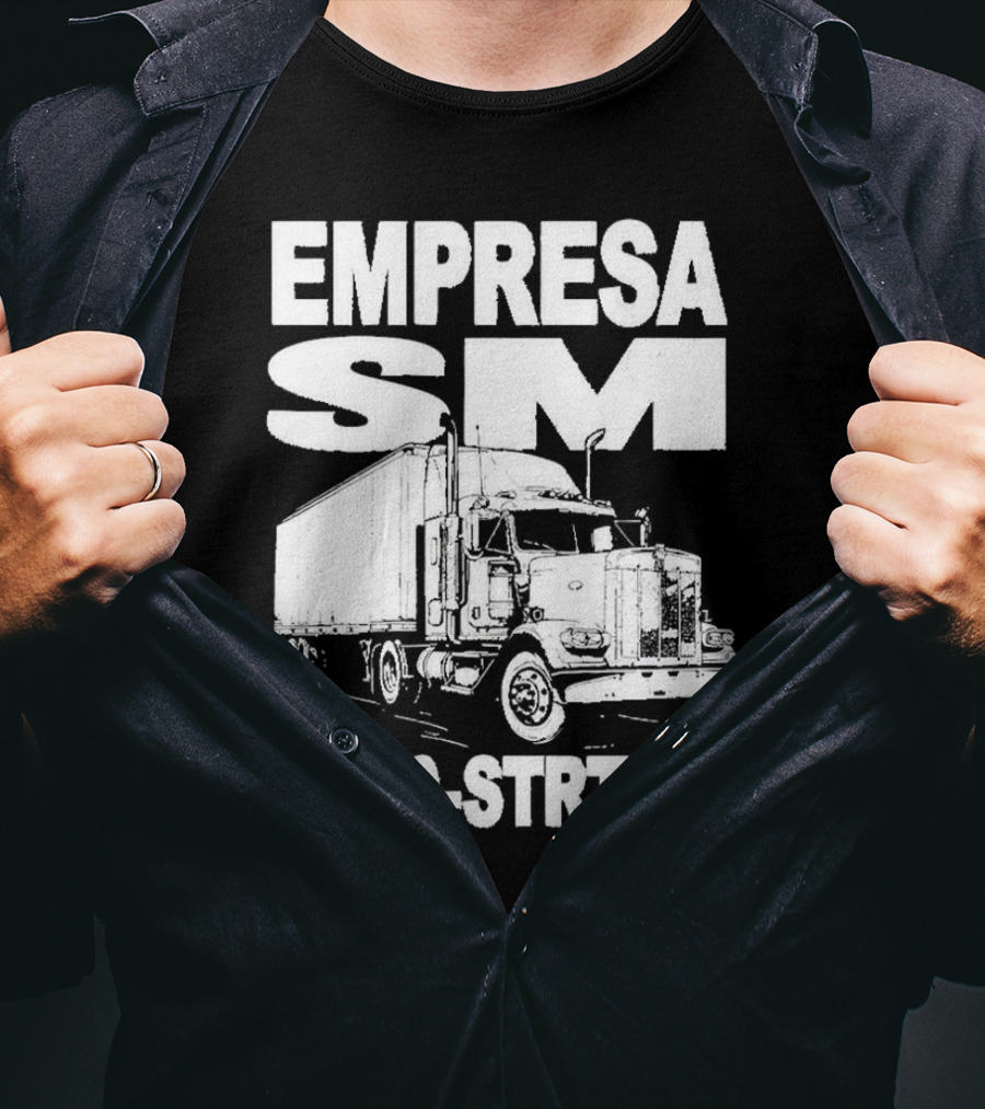 EMPRESA SM Trucking 1-800-STR TMB Logistics Big Rig T-Shirt