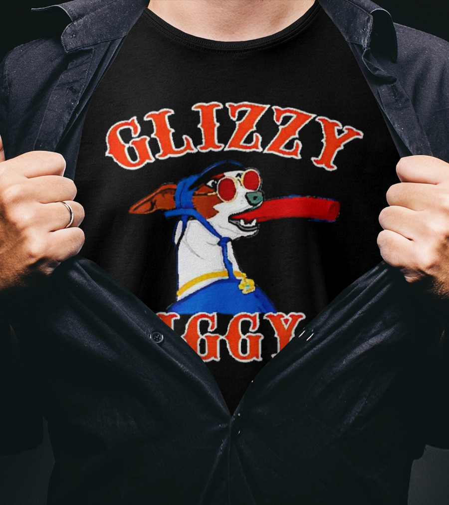 Glizzy Iggy Dog New York Mets Fun Canine Baseball T-Shirt