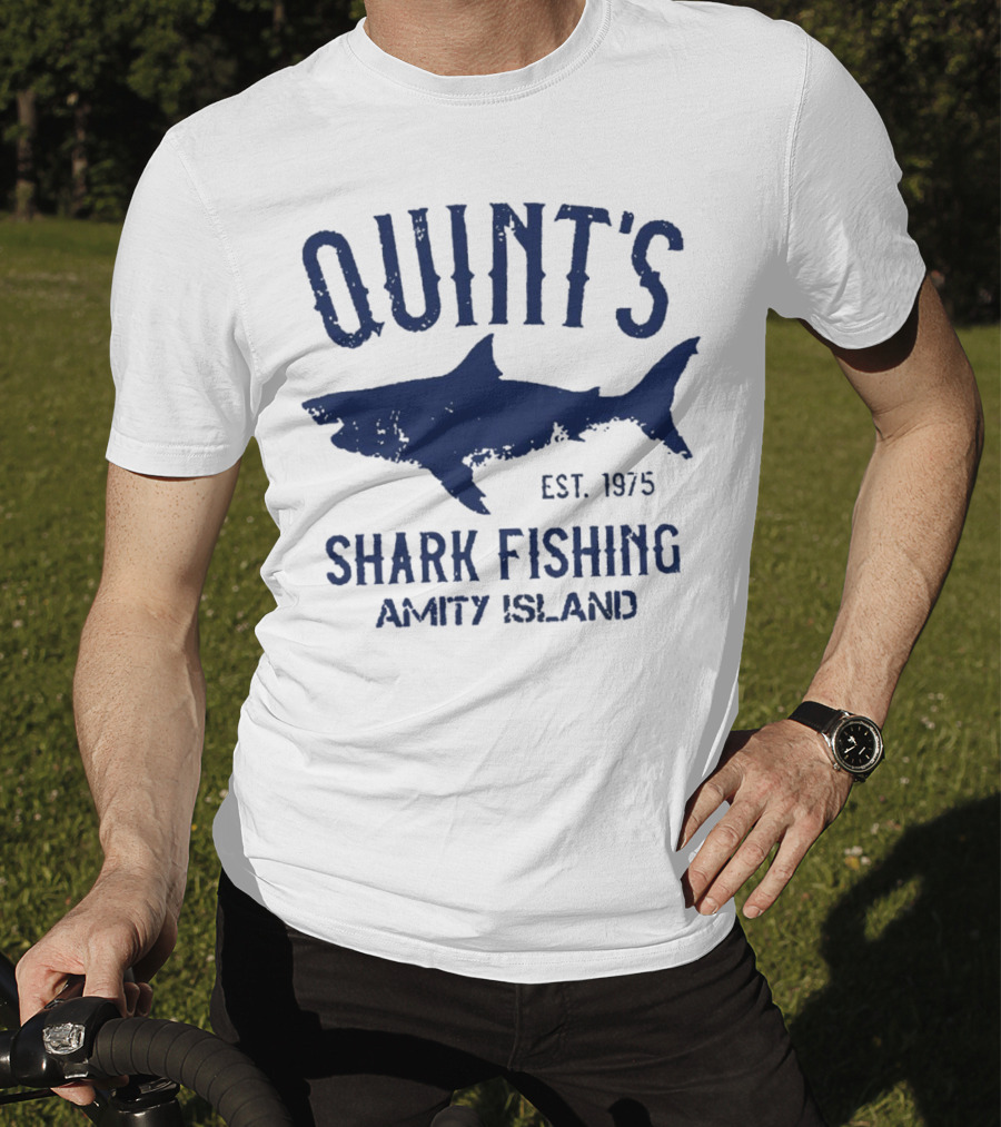 Quint’s Shark Fishing Amity Island EST 1975 T-Shirt